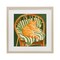 Stupell Industries Cat In Rattan Chair Framed Print Under Glass, design by Walker Noble
